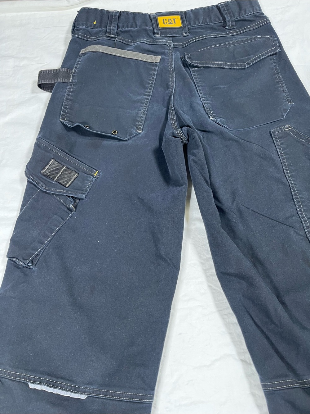 Caterpillar CAT Men’s Work Pants 28X34 Black Gray - Picture 16 of 16